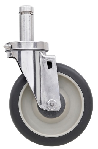 Metromax Stainless Steel Cart Washable Stem Casters